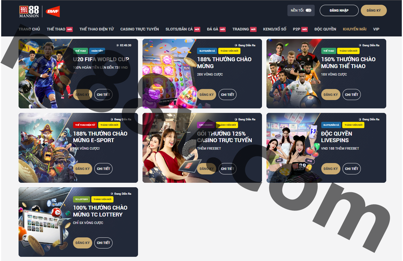 Khuyến mãi M88 dành cho thành viên mới